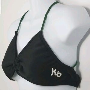 Kauai Bikini Hammer Top Black 24 Size Medium